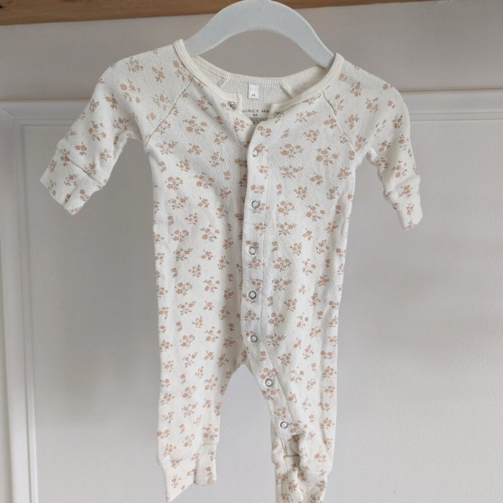 Quincy Mae NB Jumpsuit Sleeper